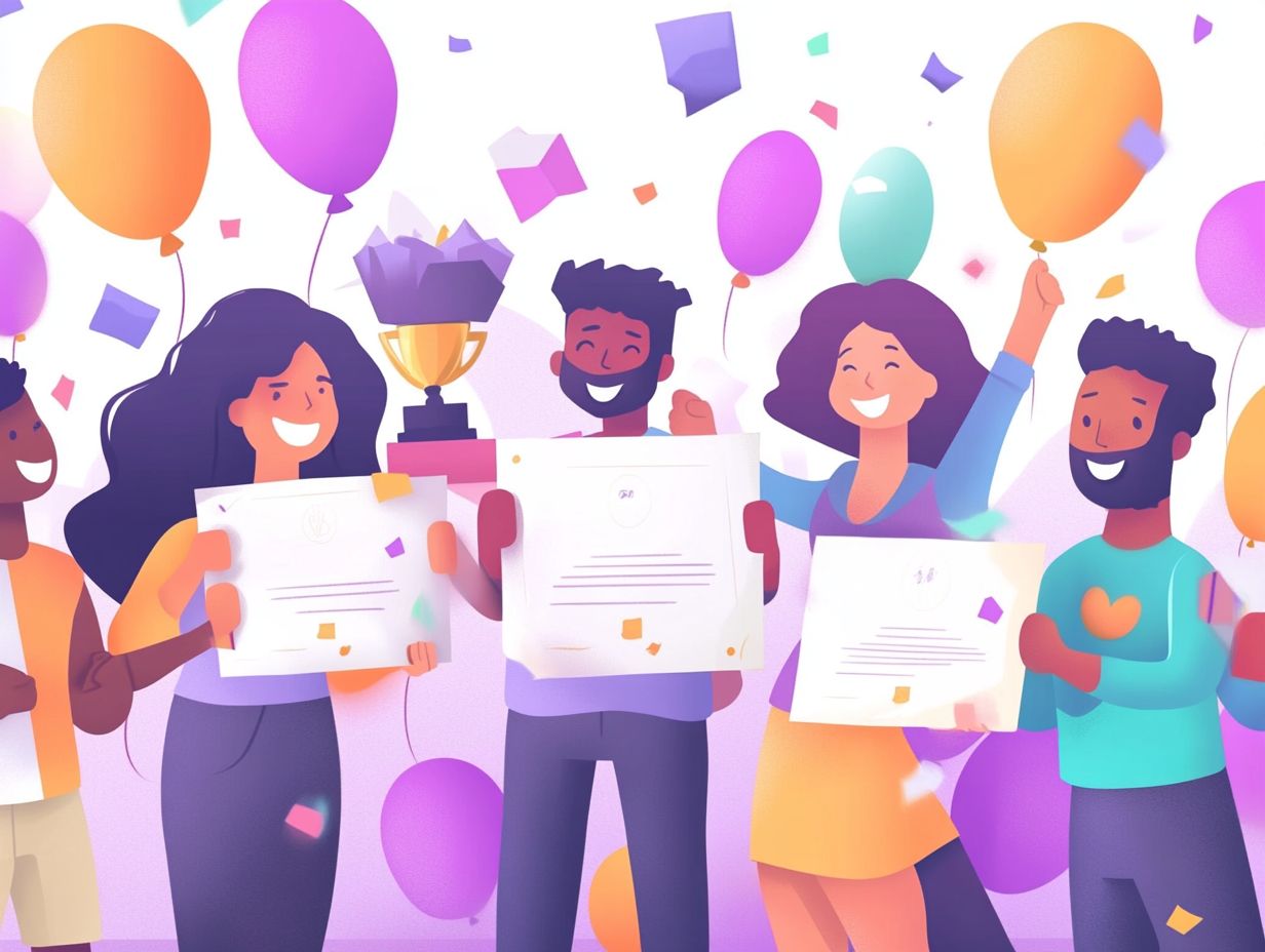 Key Takeaways about celebrating achievements