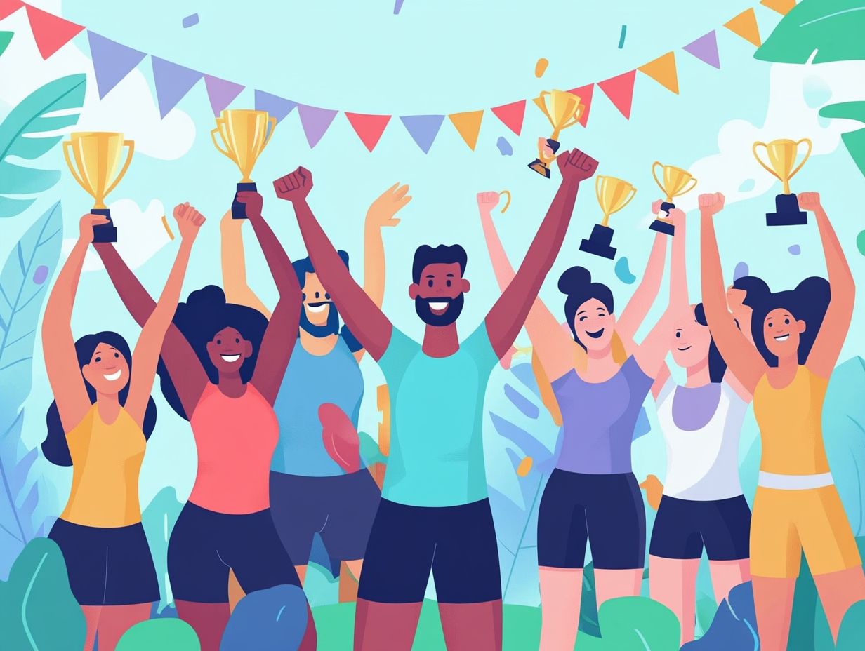 A celebration of fitness achievements