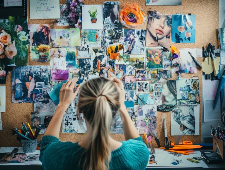 Crafting a Vision Board for Creative Goals