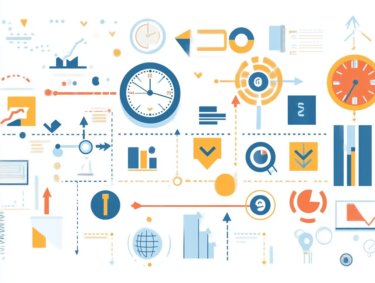 Infographic showing the key takeaways for creating a balanced goals timeline.