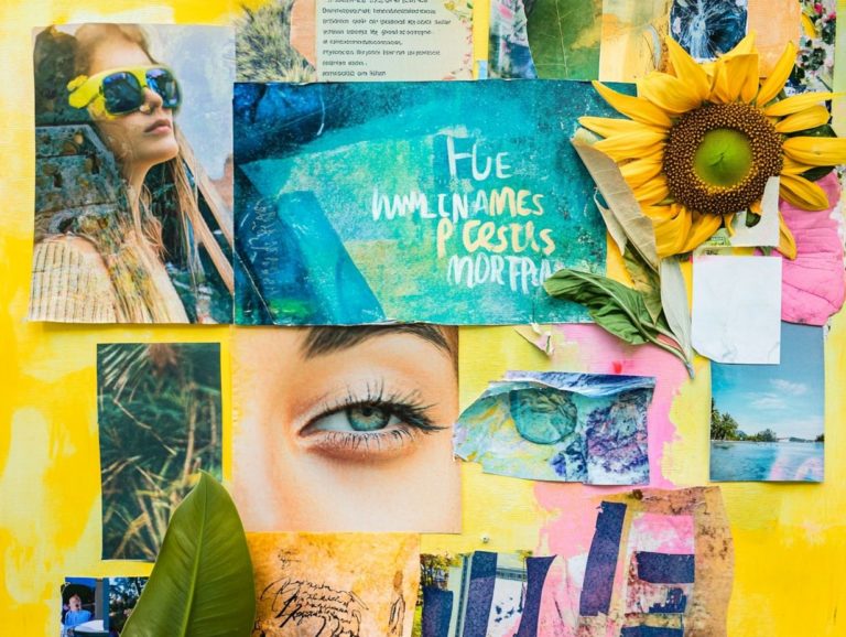 How Colors Influence Your Vision Board