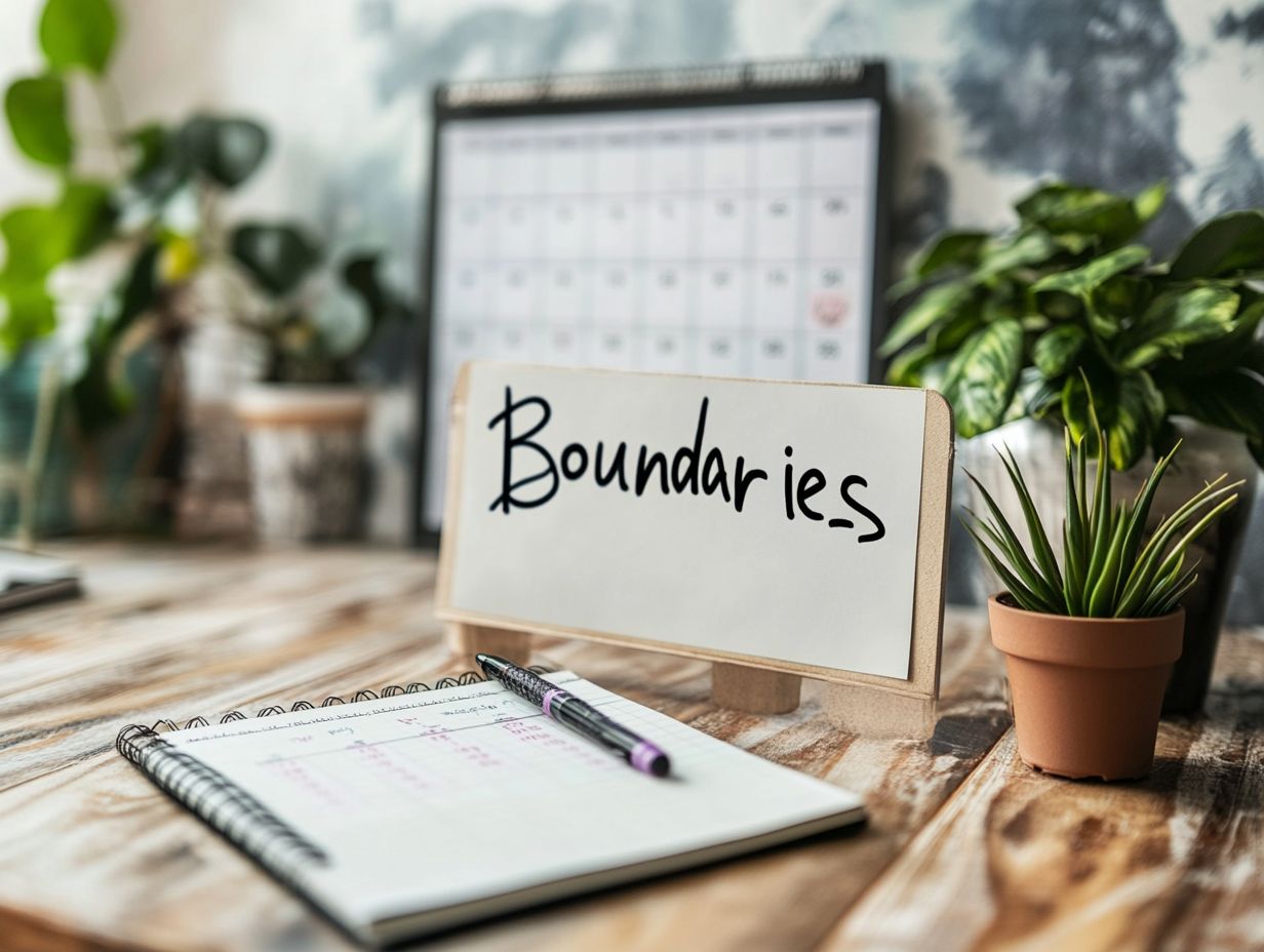 Illustration of effective communication strategies for setting boundaries