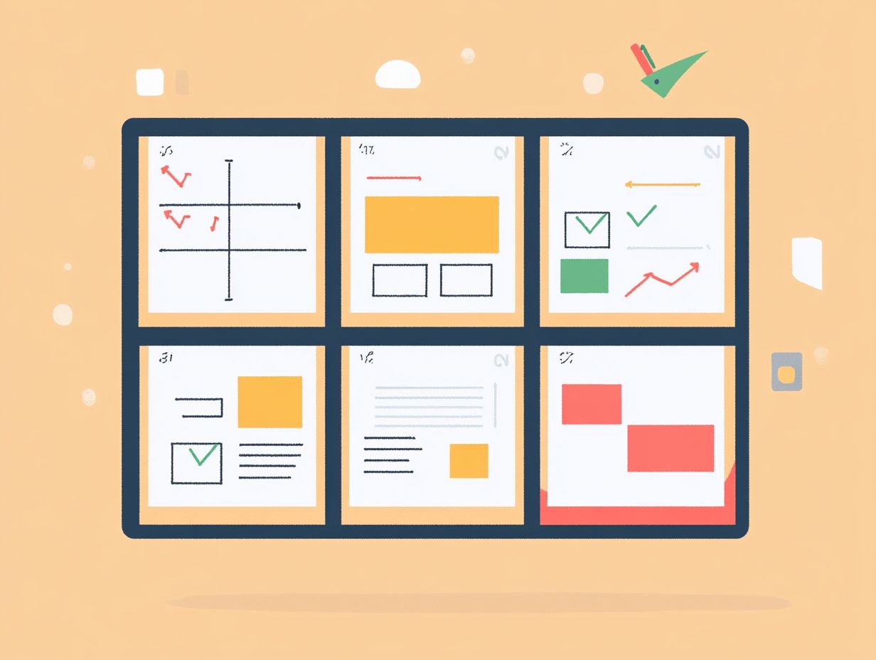 Visual representation of the Eisenhower Matrix for task management.