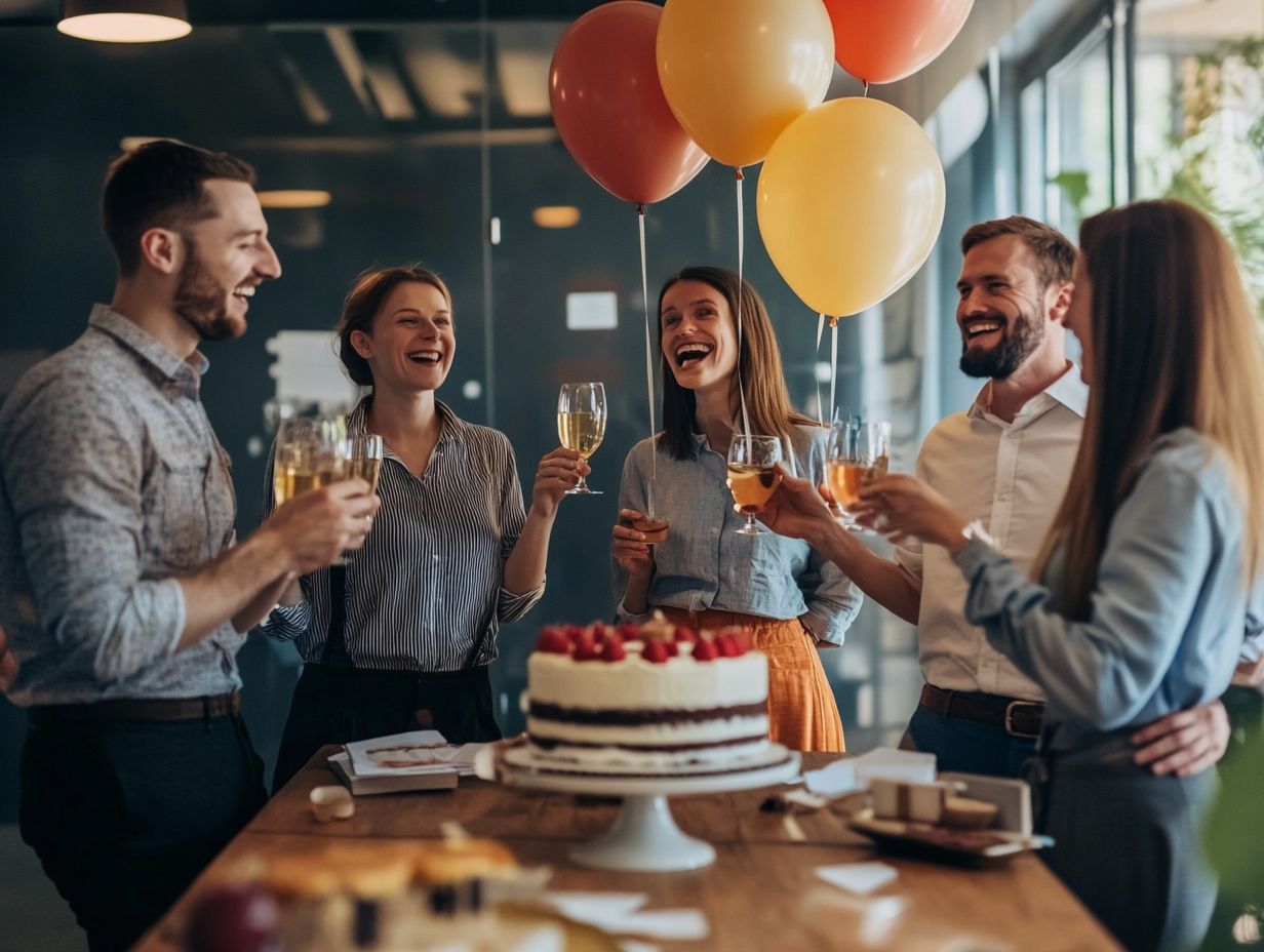 Types of Celebrations for Team Morale