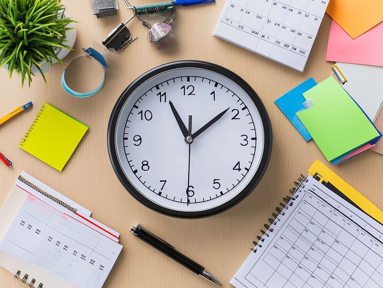 An infographic on time management techniques