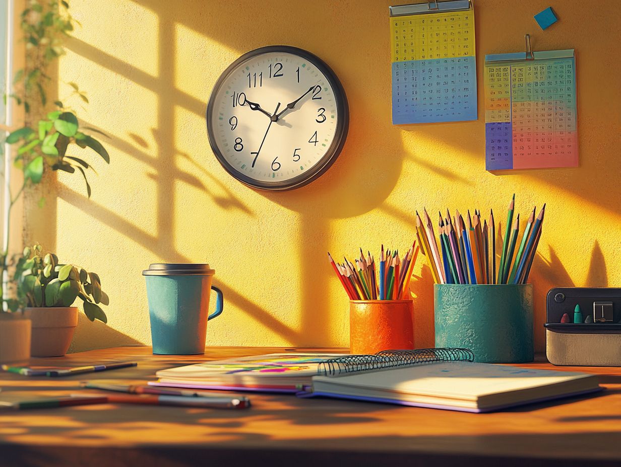 A variety of time management apps and tools for creative professionals