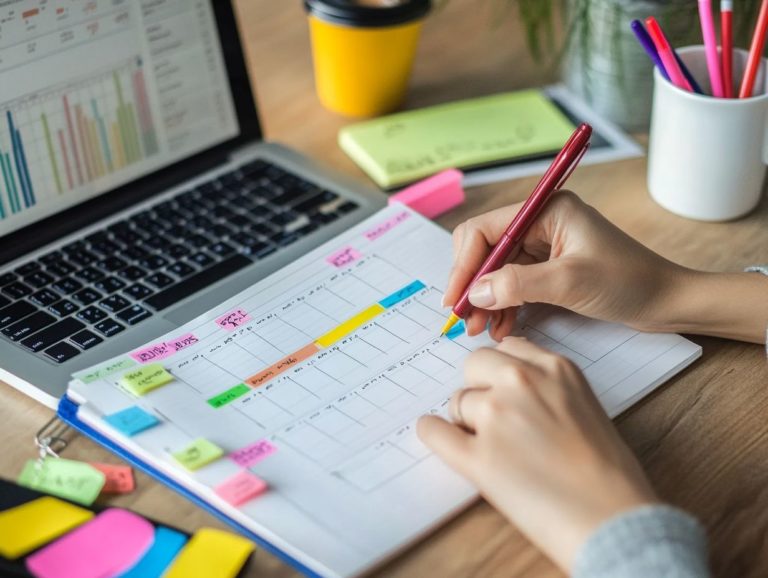 Using a Daily Planner for Prioritization