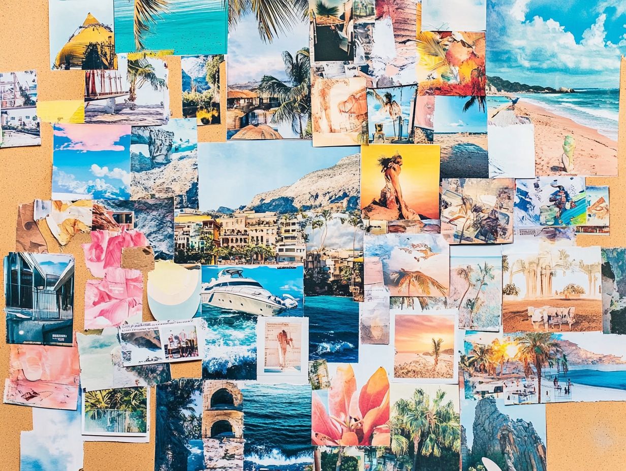 Inspiring Vision Board Collage Example